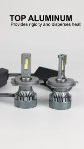 RAZMAXX 2Pcs H1 H4 H7 LED Bulb H8 H11 9005 HB3 9006 HB4 9012 Hir2 Led Car Headlight 30000LM Turbo Lights 12V Lamp