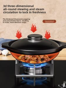 MENGCHUANG | Stovetop Ceramic Pot for Home and Commercial Use