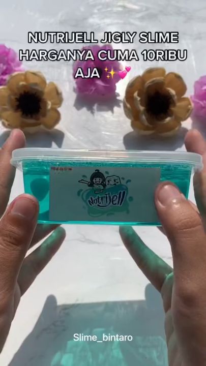 NUTRIJELL JIGLY SLIME  BY SLIME BINTARO SLIME MURAH  SLIME PREMIUM CLEAR SLIME  SLIME BAGUS