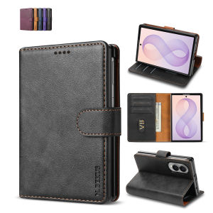 Wallet Case for Samsung Galaxy Z Fold 8 Ultra / 8 /7 /6 Premium PU Leather Flip Folio Case with Card Slots Kickstand Magnetic Buckle Shockproof Protective Phone Cover