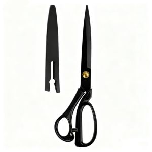 10 Inch Stainless Steel Tailor Scissors with Blackening Process Professional Fabric Cutting Manual Sewing Household Large Sci