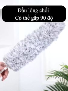 Chổi Quét Trần Nhà Quét Bụi Mạng Nhện Đa Năng Thông Minh Có thể Uốn Dẻo Điều Chỉnh Được Độ Dài