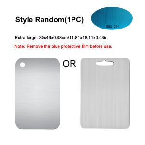 Double Thick Titanium Cutting Board for Home Kitchen Cooking Board Meat Fruits Vegetables Bread Outdoor Camping Hiking 1PC