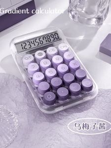 เครื่องคิดเล่นเลข 10 หลัก เปลือกโปร่งใส สีไล่ แฟชั่น ขนาดเล็ก พกพาได้ จัดส่งจากกรุงเทพ