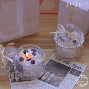 Jojos L PD Steel Aromatherapy Candle Wedding Favor Gift for Girlfriend Birthday Home Decorative Fragrance Candle