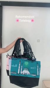Tas wanita mekkah madinahtas souvenir 6 motif siap kirim