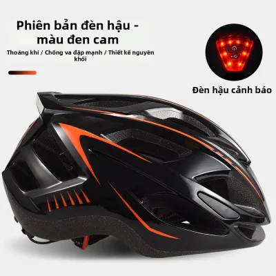 ROGYTO | Mũ Bảo Hiểm Đèn Sau Có Khe Thoáng Cho Đi Xe Đạp
