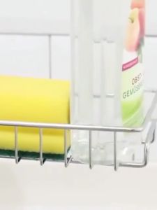 Stainless Steel Faucet Storage Shelves Rack Organizer Sponge Soap Dishcloth Drying Rack Holder Rak Sabun Span