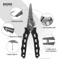 Booms Fishing F07 Fishing Pliers Stainless Steel Braid Line Scissors Wire Cutter Hook Remover Multifunctional Fishing Gear Tools. 
