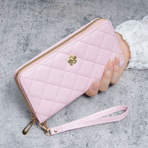 New Europe and the United States luxury fresh fragrance ladies wrist wallet card multi-card ladies cross-border mobile phone bag