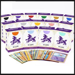 Standard Size Card Sleeves Premium Perfect Exact Fit Inner Card Sleeves with Pokemon Cards for TCG MTG Sports Cards 