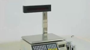 XINHONG Electronic Scale Bar Code Supermarket AI Cash Register Weigh Coding Machine Print tag Commercial Fruit Pricing Scale