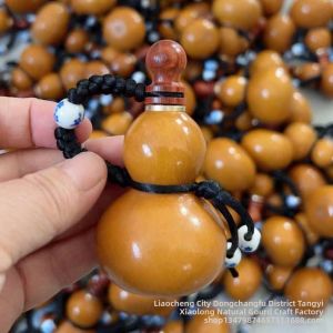 Natural Handmade Small Wine Gourd Pendant