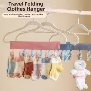 Portable Folding Travel Clothes Hanger