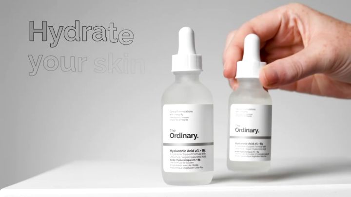The Ordinary Hyaluronic Acid 2% + B5 Repair Soothing Moisturizer Serum For Glass Face Care 30ml