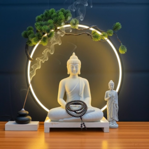 Thác Khói Tiểu Cảnh Xông Trầm Hương Phật Ngọn Tịnh Tâm Tiểu Cảnh Thiền An Decor Kiến Tạo Không Gian Sống.