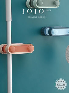 Powerful Broom Hook Mr. Grocery PD L Multifunctional No Drilling Needed Bathroom Organizer Stick on Hook for Cleaning Tools