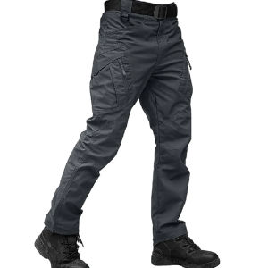 Men Elastic Sharkskin Spring Autumn City Cargo Pants Hiking Camping Climbing Casual Tactical Military Combat Trousers Quick Dry