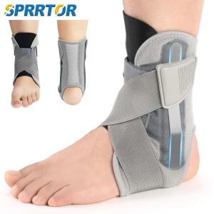 1pcs Adjustable Ankle Brace Support for Women & Men - Elastic Lace-Up Sprain Recovery Aid for Maximum Ankle Injury Relief
