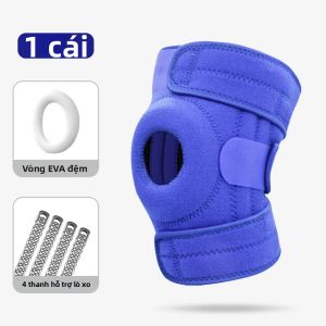 1 CÁI Đai Đỡ Đầu Gối Có Miếng Đệm Ổn Định Bên Hông & Miếng Đệm Gel Bảo Vệ Xương Bánh Chè Để Hỗ Trợ Đầu Gối Lý Tưởng Cho Việc Đạp Xe Chạy Bộ Leo Núi - Kích Thước Dành Cho Người Lớn