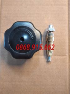 Combo núm vặn và trục đồng nồi áp suất gas 2 quai tặng kèm ốc bắt