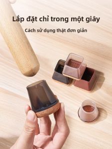 MONLEYTA | Vỏ bảo vệ chân ghế bằng cao su dày chống tĩnh điện chống mài mòn giảm tiếng ồn dùng cho bàn và ghế chân ghế bằng silicon