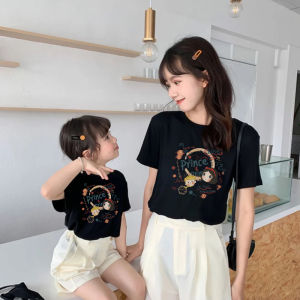 Fashionable Cotton Short Sleeve T-Shirt Family Matching Mommy And Me Outfits Summer Wear for Three Generations High End Quality