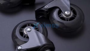 Xximos 2-3 Inch Office Chair Wheels 360° Swivel Mute Rubber Caster Wheels Roller Computer Chair Universal Wheel