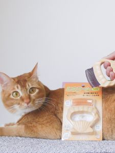 Fat Orange Japanese Genuine Philocomb Philo Shell Comb Cat Dog Fur Hair Removal Comb Pet Hair Removal Rabbit Original