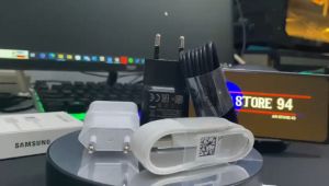 Charger Samsung M20 M30 ORIGINAL 100% Fast Charging USB C - PUTIH