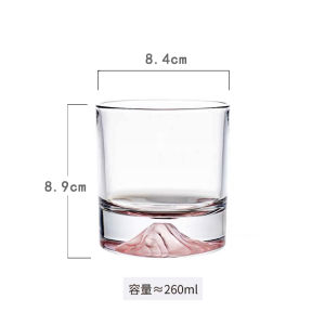 Japanese Style Glass Coffee Cup Lead-Free Mountain Tea Dirty White Australian Ice American Vintage Creative Design Single Piece