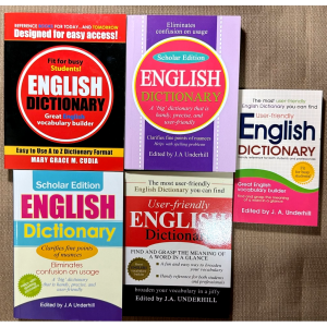 English Dictionary (available in jumbo medium pocket sizes)
