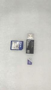 Card Reader 4-in-1 Micro USB 2.0 Card Reader Adapter for USB 2.0-SD/TF/MS/MT for reading 4Slot images and data transfer cards