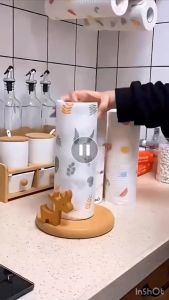 Kain Lap Dapur Roll Tissue Roll Gulung Dapur Penyerap Minyak Multifungsi Bisa Di Cuci-SS
