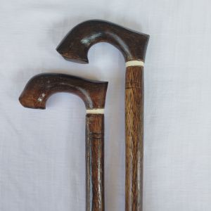 Tongkat jalan kayu aren / alat penopang kakek