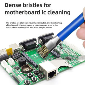 Anti-Static ESD Double Headed Brush Circuit Board Repair for IC Chip PCB Welding Mobile Phone/Computer Mainboard Cleaning