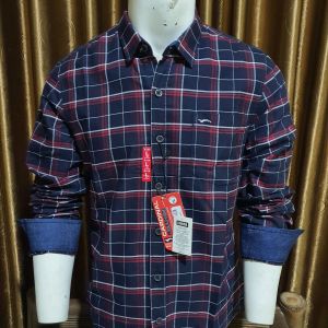 Kemeja Pria Cardinal Jeans slimfitt blue neon