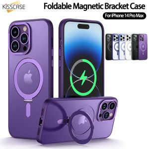 [Giá đỡ MagSafe có thể gập lại] kisscase cho iphone15promax Ốp lưng siêu mỏng Ốp lưng bảo vệ chịu lực sang trọng cho Ốp lưng trong suốt cho apple15 14 13 12 11 Pro Max Plus