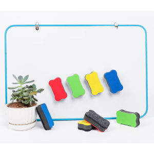 【Free Shipping】Magnetic Whiteboard Cleaner Dry Marker Pen Foam Eraser Chalk Brush Teaching Supplies