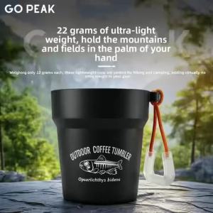 Mountainhiker | GO PEAK 1PC5PCS Mini Accompanying Cup Outdoor Camping Water Cup Picnic Coffee Cup Portable Food Grade Cup Set Bait Cup