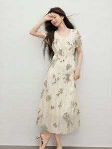 HOPESHOW | Retro Floral Dress