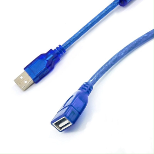 USB Cable V2.0 M/F สายต่อยาว 1.5M (สีฟ้า)