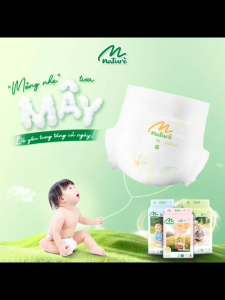 [Thử Là Ưng]Lẻ 1 Miếng Bỉm Tã Dán/Quần MOMODIAMOND NATURE Hạt Quả Bơ(Tinh Chất Vitamin E)