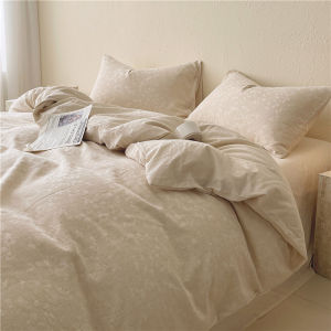 Kiss Dear | Simple Japanese Style Cotton Linen Blend Bedding Set