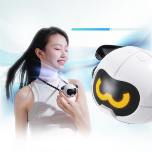 Quạt Đeo Cổ USB Mini Tích Điện Không Cánh Tiện Lợi Có 3 Chế Độ Gió Dáng Thể Thao Dung Lượng Pin Lớn 800mAh/ 6000mAhm