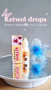 Ketwol drops 15ml Vitamin penumbuh bulu kucing