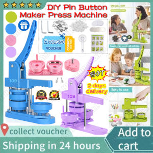 ⚡️จัดส่ง 2 วัน⚡️เครื่องผลิตเข็มกลัดกลม25/32/58มม. เครื่องผลิตเข็มกลัดแบบ DIY เครื่องเจาะป้ายเครื่องกดพร้อมชิ้นส่วนกระดุม100ชิ้นฟรี + ที่ตัดวงกลม (พวงกุญแจ/ที่เปิดขวด) ของขวัญคริสต์มาสเพลิดเพลินไปกับเวลาครอบครัวที่มีคุณภาพติดตั้งได้ง่ายและดำเนินการ
