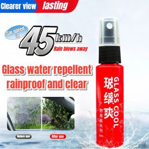 Auto Glass Rain Repellent Long Lasting Quick Spray Rearview Mirror Water Repellent Oil Film Remover Anti Rain Windscreen Cleaner