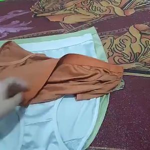 Angsa Kecil Celana Dalam Wanita Pinggang Tinggi yang bernapas V bahan katun High waist CD Panties Fashion
