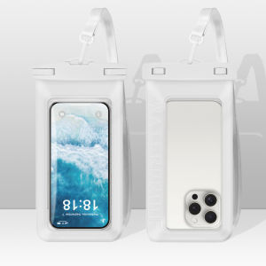 New Touch Screen Phone Waterproof Bag Transparent Large Waterproof Cover for Swimming Beach Rafting Outdoor Water Sport Activity